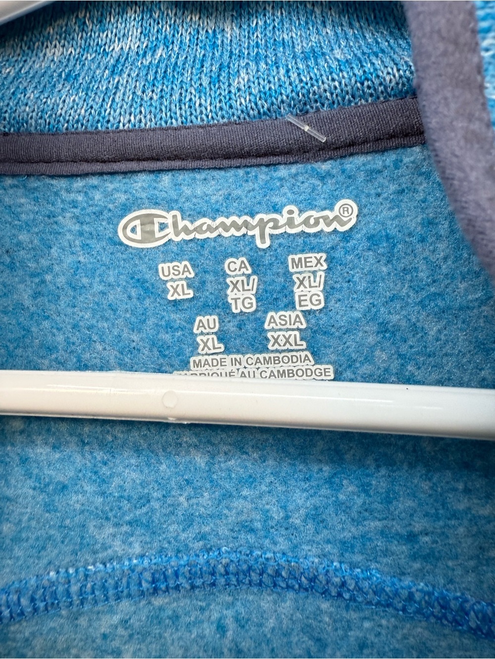 Champion Blue Lightweight Full-Zip Shirt Jacket - Picture 6 of 6